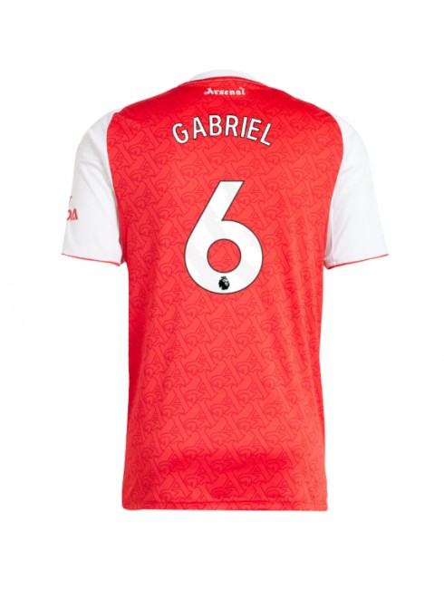 Muži Futbalové oblečenie Arsenal Gabriel Magalhaes #6 2025-26 Krátky Rukáv - Domáci Muži Futbalové oblečenie Arsenal Gabriel Magalhaes #6 2025-26 Krátky Rukáv - Domáci
